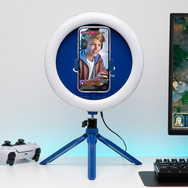 PlayStation lampa pro streamování s držákem na telefon PlayStation lampa pro streamování s držákem na telefon