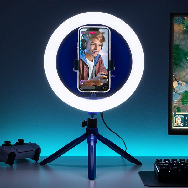 PlayStation lampa pro streamování s držákem na telefon PlayStation lampa pro streamování s držákem na telefon