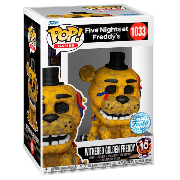 POP! Games: Withered Golden Freddy (Special Edition) POP! Games: Withered Golden Freddy (Special Edition)