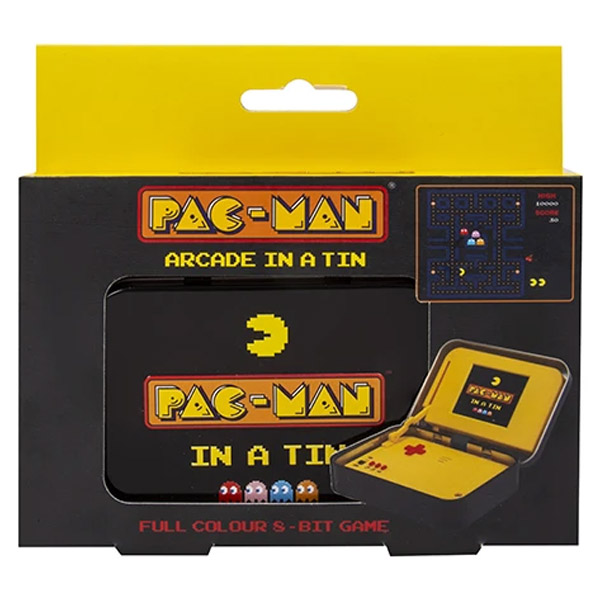 Retro konzole PAC MAN Arcade v plechové krabičce Retro konzole PAC MAN Arcade v plechové krabičce