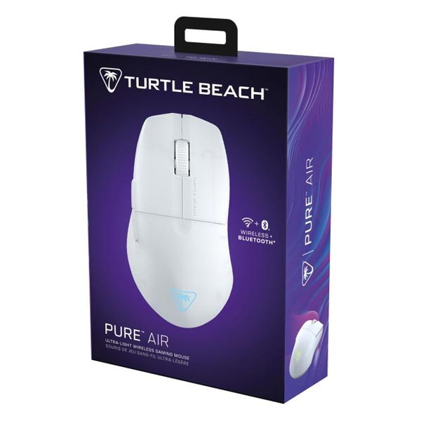 Turtle Beach Pure Air bezdrátová herní myš, 26.000 DPI, 2,4 GHz, bílá Turtle Beach Pure Air bezdrátová herní myš, 26.000 DPI, 2,4 GHz, bílá