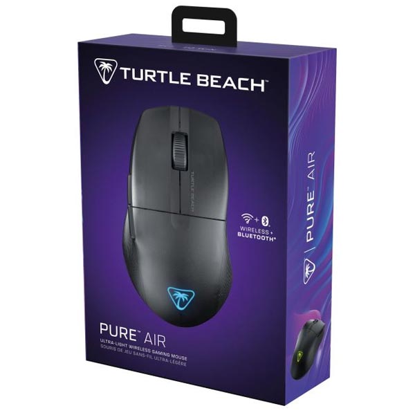 Turtle Beach Pure Air bezdrátová herní myš, 26.000 DPI, 2,4 GHz, černá Turtle Beach Pure Air bezdrátová herní myš, 26.000 DPI, 2,4 GHz, černá