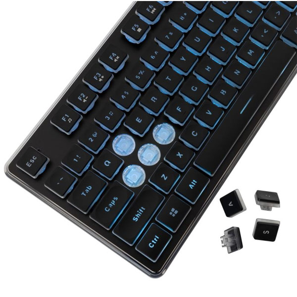 White Shark Gaming membrane keyboard TACHI, US, black White Shark Gaming membrane keyboard TACHI, US, black