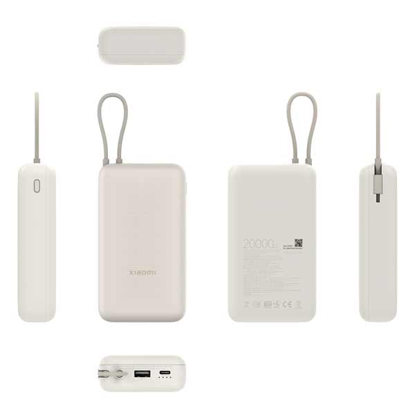 Xiaomi 33 W Powerbanka 20000 mAh, Tan Xiaomi 33 W Powerbanka 20000 mAh, Tan