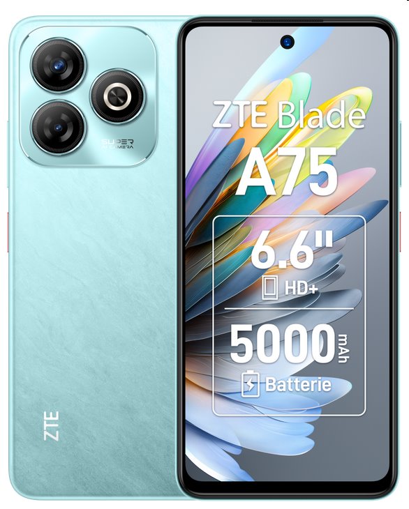ZTE Blade A75 4G Green, 4GB+128GB ZTE Blade A75 4G Green, 4GB+128GB