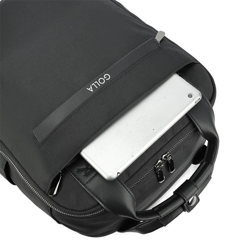 GOLLA Backpack Orion Nylon and PU 15.6" Black GOLLA Backpack Orion Nylon and PU 15.6" Black