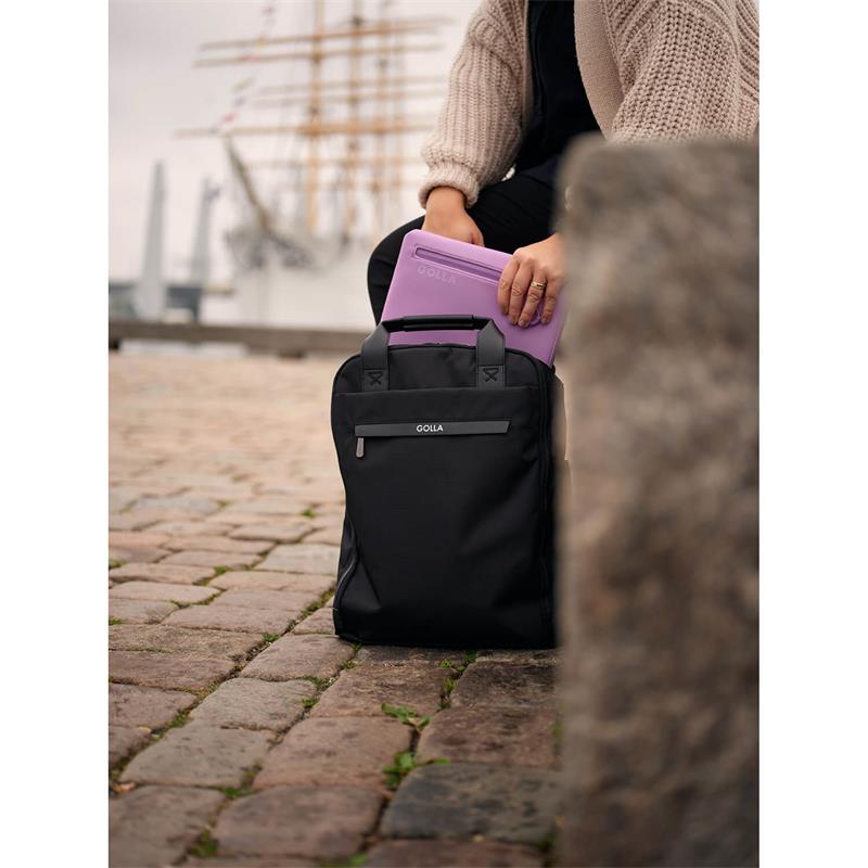 GOLLA Backpack Orion Nylon and PU 15.6" Black GOLLA Backpack Orion Nylon and PU 15.6" Black