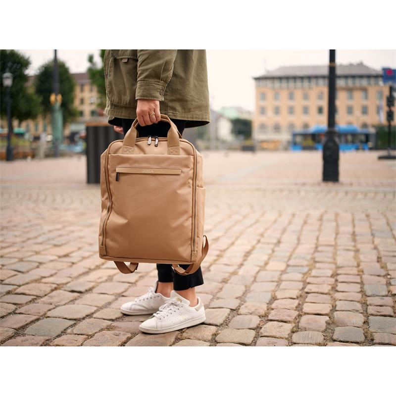 GOLLA Backpack Orion Nylon and PU 15.6" Coffee GOLLA Backpack Orion Nylon and PU 15.6" Coffee
