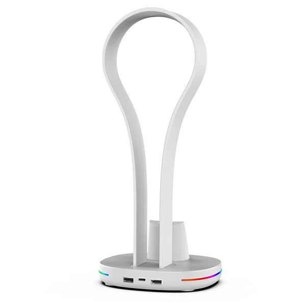 iPega P5P23 Nabíjecí dock s RGB pro PlayStation Portal Remote Player s držákem na sluchátka, bílý iPega P5P23 Nabíjecí dock s RGB pro PlayStation Portal Remote Player s držákem na sluchátka, bílý