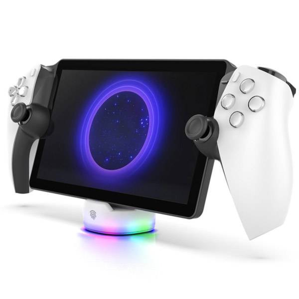 iPega P5P25 Mini nabíjecí dock s RGB pro PlayStation Portal Remote Player, bílý iPega P5P25 Mini nabíjecí dock s RGB pro PlayStation Portal Remote Player, bílý