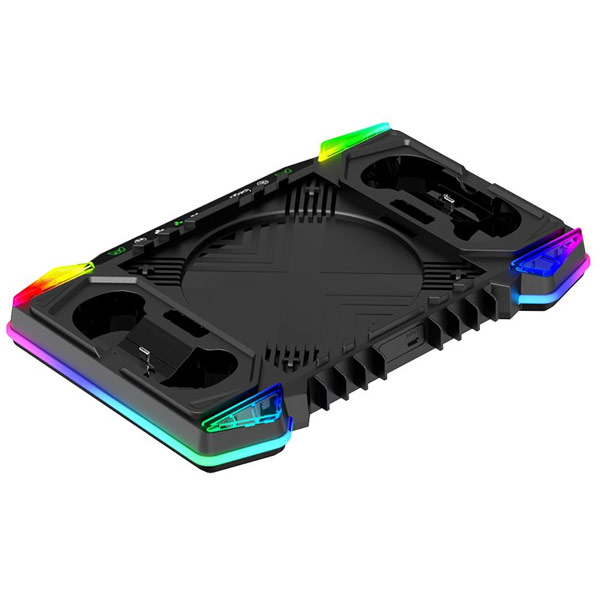 iPega XBX025S Xbox Series X, bezdrátový ovladač, bezdrátový headset dock s RGB, černý iPega XBX025S Xbox Series X, bezdrátový ovladač, bezdrátový headset dock s RGB, černý