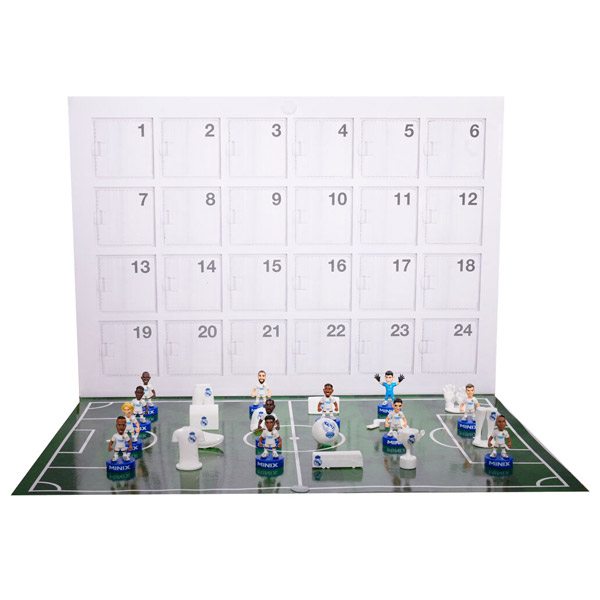 Minix Real Madrid Advent Calendar 3cm Minix Real Madrid Advent Calendar 3cm