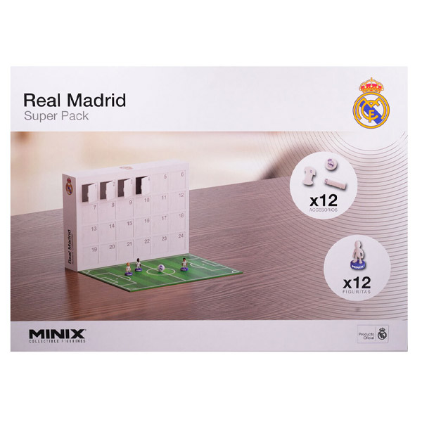 Minix Real Madrid Advent Calendar 3cm Minix Real Madrid Advent Calendar 3cm