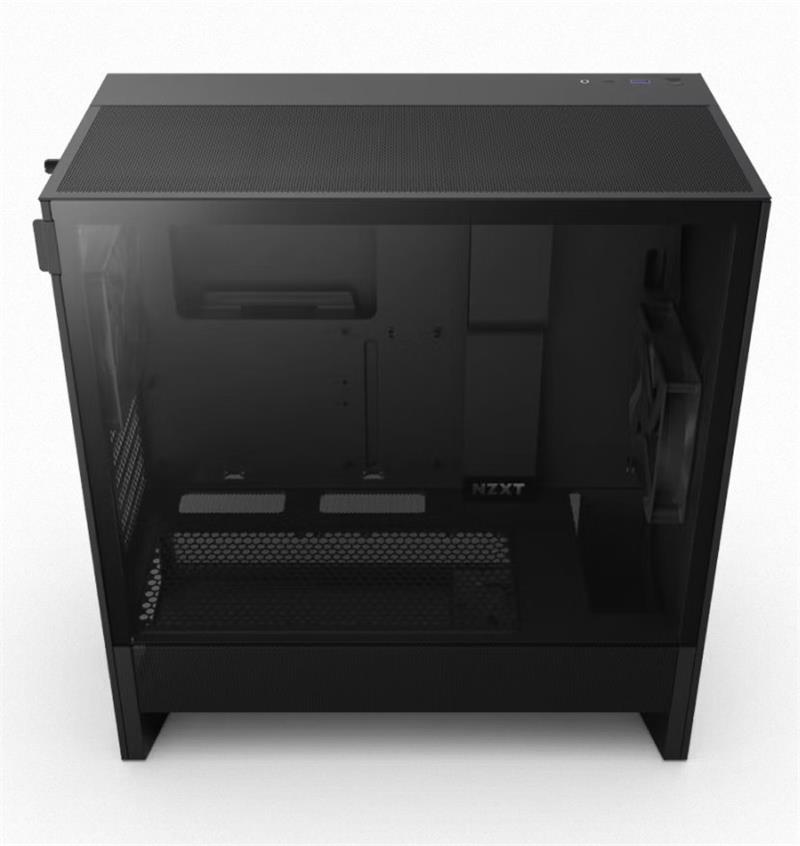 NZXT case H5 Flow / 2x120 mm fan / mesh / Black NZXT case H5 Flow / 2x120 mm fan / mesh / Black