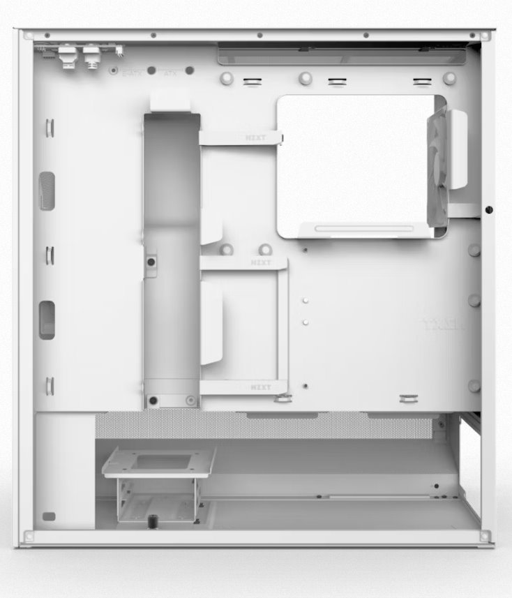 NZXT case H5 Flow / 2x120 mm fan / mesh / White NZXT case H5 Flow / 2x120 mm fan / mesh / White