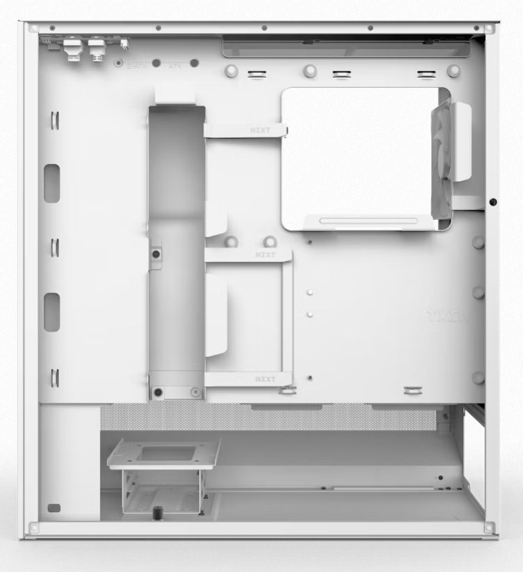 NZXT case H5 Flow RGB / 360 mm RGB core fan / mesh / White NZXT case H5 Flow RGB / 360 mm RGB core fan / mesh / White