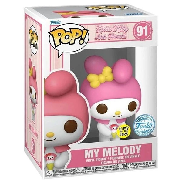 POP! My Melody (Hello Kitty) Special Edition Glows In the Dark POP! My Melody (Hello Kitty) Special Edition Glows In the Dark