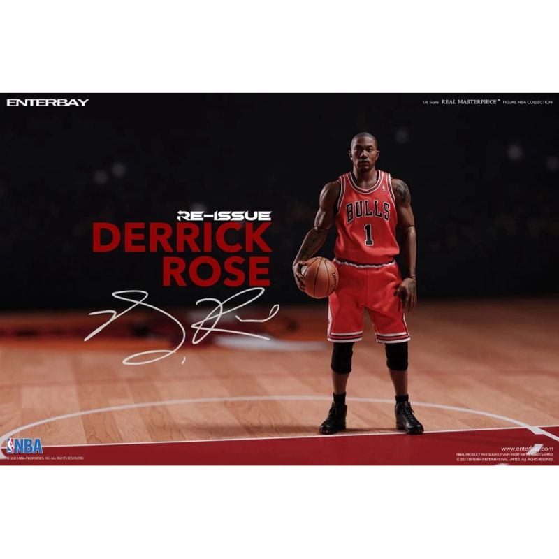 Akční figurka NBA Collection Real Masterpiece 1/6 Derrick Rose Limited Retro Edition 30 cm Akční figurka NBA Collection Real Masterpiece 1/6 Derrick Rose Limited Retro Edition 30 cm