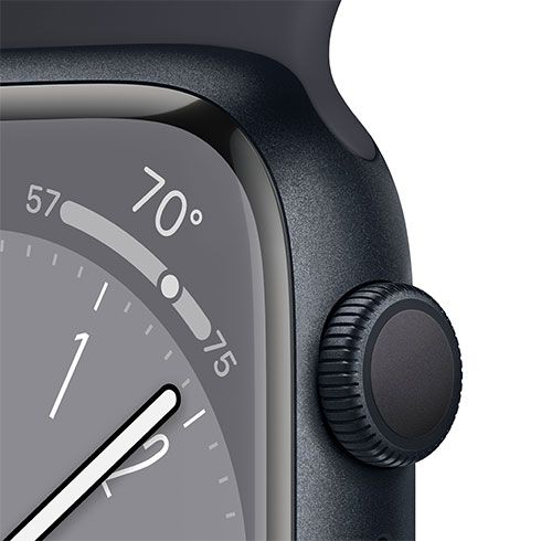 Apple Watch Series 8 GPS 45mm Midnight Aluminium Case, třída C – použitý, záruka 12 měsíců Apple Watch Series 8 GPS 45mm Midnight Aluminium Case, třída C – použitý, záruka 12 měsíců