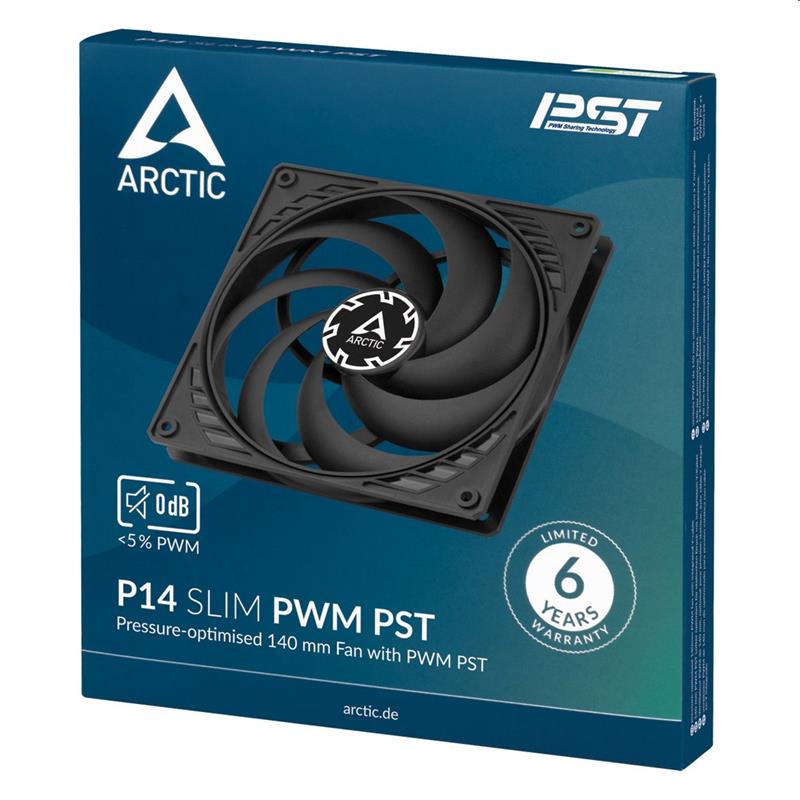 Arctic ventilátor P14 Slim PWM PST Arctic ventilátor P14 Slim PWM PST