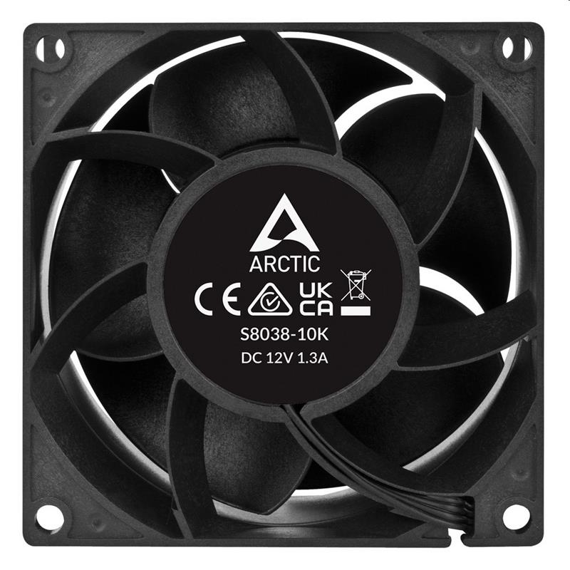 Arctic ventilátor S8038-10K (80 mm 10k RPM pre Server) (4 ks) Arctic ventilátor S8038-10K (80 mm 10k RPM pre Server) (4 ks)