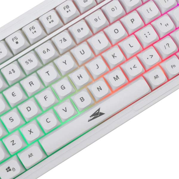 Baracuda Gaming set ORCA, gaming keyboard and gaming mouse, US, white Baracuda Gaming set ORCA, gaming keyboard and gaming mouse, US, white