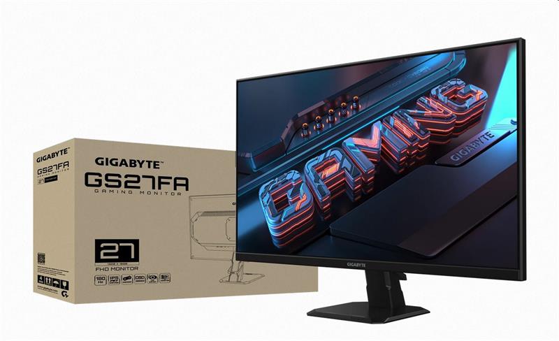 GIGABYTE LCD GS27FA GAMING Monitor 27" FHD 1920x1080, IPS, 180Hz, 2xHDMI, DP GIGABYTE LCD GS27FA GAMING Monitor 27" FHD 1920x1080, IPS, 180Hz, 2xHDMI, DP
