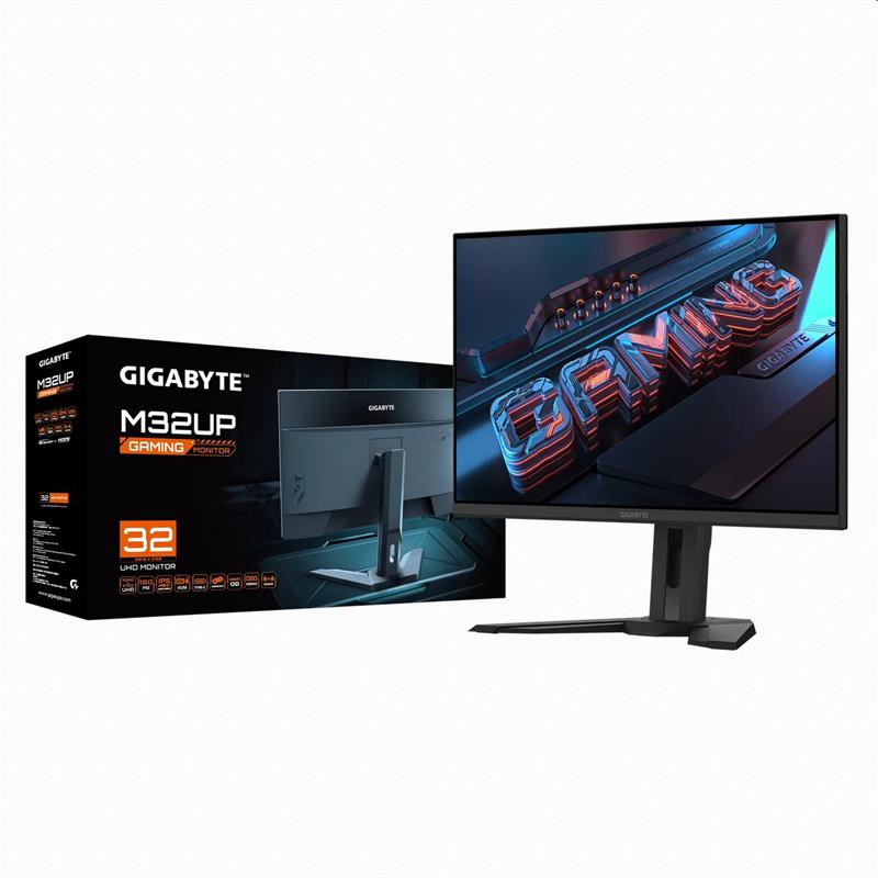 GIGABYTE LCD M32UP GAMING Monitor 32" UHD 3840x2160, IPS, 160Hz, Speakers, KVM USB, USB-C, 2xHDMI, DP GIGABYTE LCD M32UP GAMING Monitor 32" UHD 3840x2160, IPS, 160Hz, Speakers, KVM USB, USB-C, 2xHDMI, DP