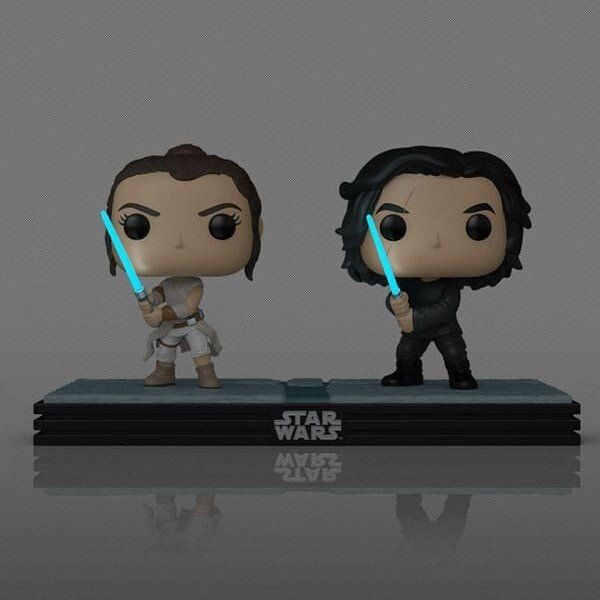 POP! Moment: Rey & Kylo Ren (Star Wars) Special Edition (Glows in The Dark)