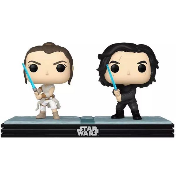 POP! Moment: Rey & Kylo Ren (Star Wars) Special Edition (Glows in The Dark)