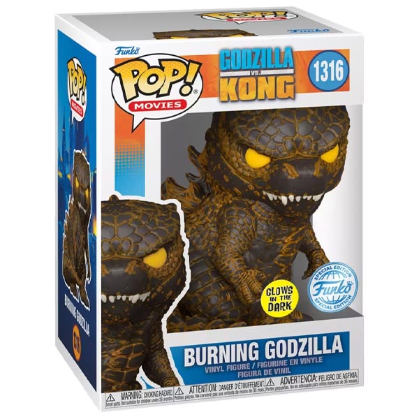 POP! Movies: Burning Godzilla (Godzilla vs. Kong) Special Edition (Svítí ve tmě) POP! Movies: Burning Godzilla (Godzilla vs. Kong) Special Edition (Svítí ve tmě)