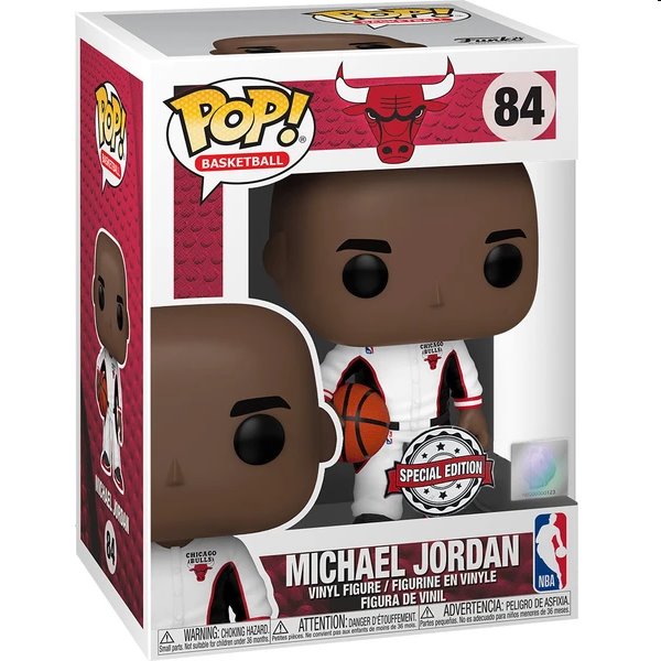 POP! NBA: Michael Jordan (Bulls White Warmup) Speciální edice POP! NBA: Michael Jordan (Bulls White Warmup) Speciální edice