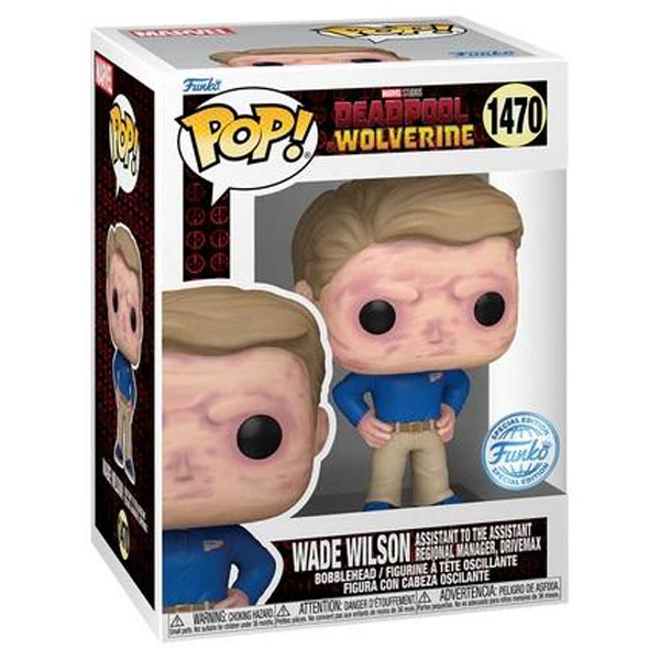 POP! Wade Wilson Assistant to the Assistnat Regional Manager Drivemax (Deadpool Wolverine) Special Edition POP! Wade Wilson Assistant to the Assistnat Regional Manager Drivemax (Deadpool Wolverine) Special Edition