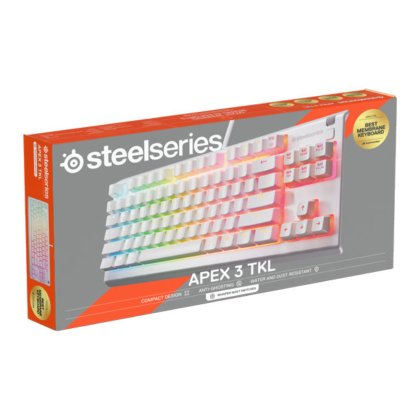 SteelSeries Apex 3 TKL US, white SteelSeries Apex 3 TKL US, white