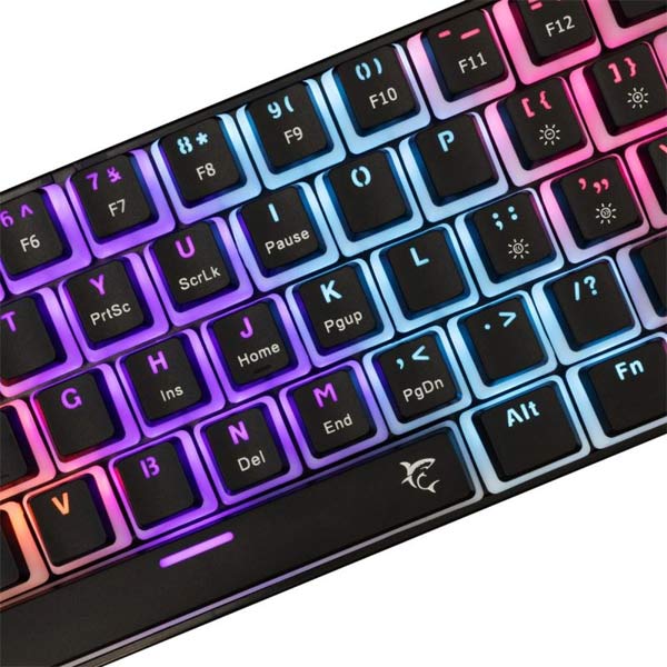 White Shark Gaming keyboard ASHIKO 2, red switch, US, black White Shark Gaming keyboard ASHIKO 2, red switch, US, black