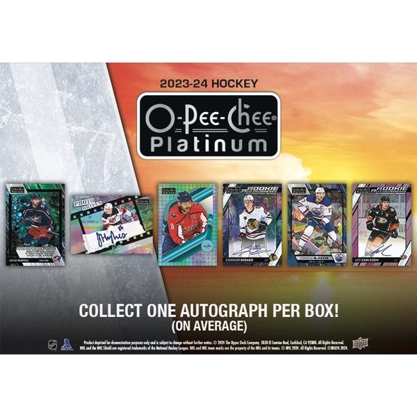 2023-24 Upper Deck O-Pee-Chee Platinum balíček kariet 2023-24 Upper Deck O-Pee-Chee Platinum balíček kariet