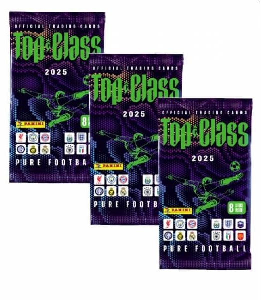 Fotbalové karty Panini Top Class 2025 startovací sada Fotbalové karty Panini Top Class 2025 startovací sada