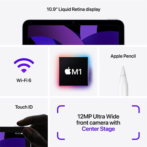 Apple iPad Air 10.9" (2022) Wi-Fi 64GB, modrá, Třída A – použité, záruka 12 měsíců Apple iPad Air 10.9" (2022) Wi-Fi 64GB, modrá, Třída A – použité, záruka 12 měsíců