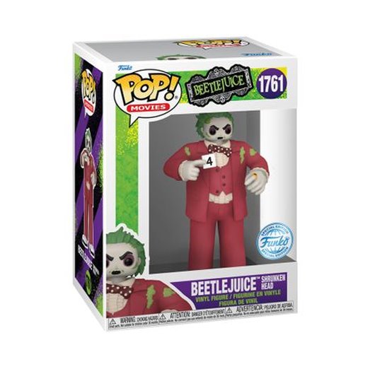 POP! Movies: Beetlejuice Shrunken Head (Beetlejuice) Special Edition POP! Movies: Beetlejuice Shrunken Head (Beetlejuice) Special Edition