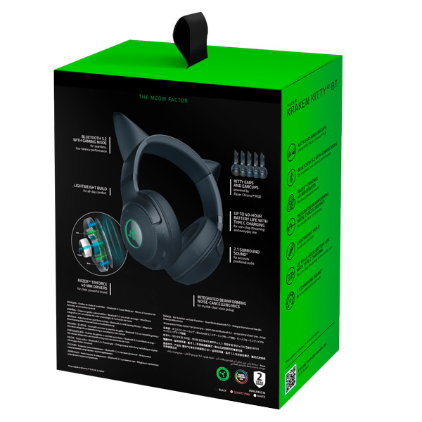 Razer Kraken Kitty BT V2, černá
