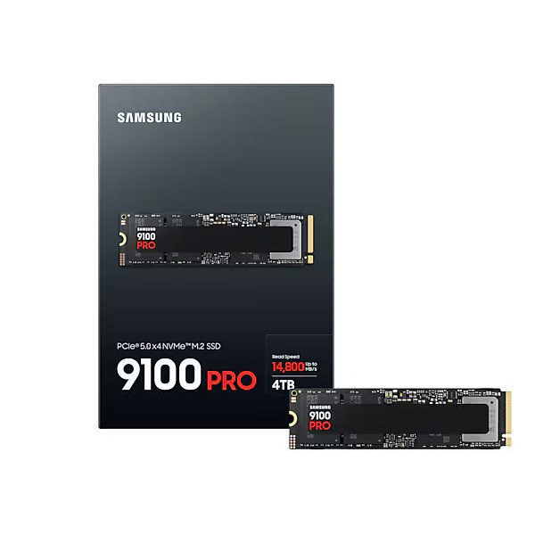 Samsung 9100 PRO PCIe 5.0 NVMe M.2 SSD – 4 TB