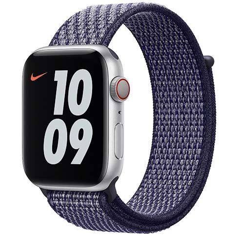 Apple Watch 44mm Purple Pulse Nike Sport Loop (eko-balení) Rozbalené Apple Watch 44mm Purple Pulse Nike Sport Loop (eko-balení) Rozbalené