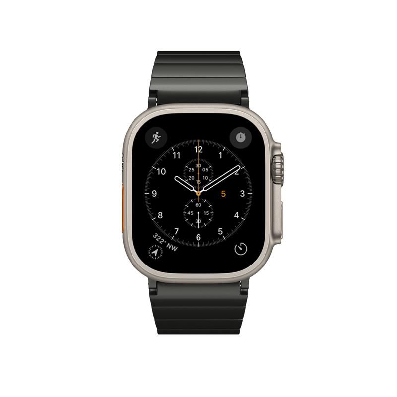 Epico UNUM Titanium Watch Band for Apple Watch SE/Series 1- 9 (42/44/45 mm)/10 (46 mm)/Ultra (49 mm) - černá Epico UNUM Titanium Watch Band for Apple Watch SE/Series 1- 9 (42/44/45 mm)/10 (46 mm)/Ultra (49 mm) - černá