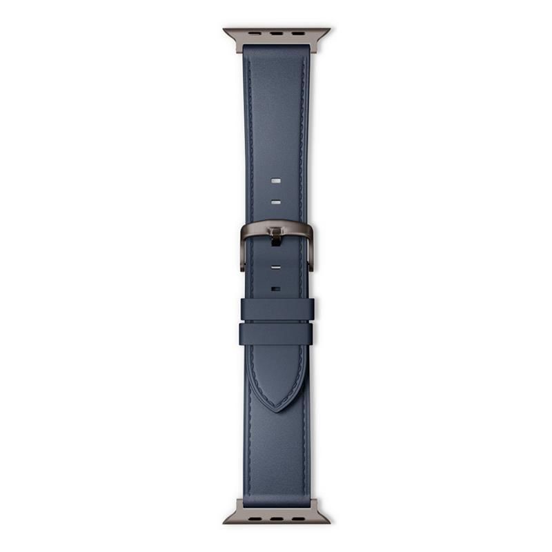 Epico Watch Strap Leather 49/46/45/44/42 mm - modrá Epico Watch Strap Leather 49/46/45/44/42 mm - modrá