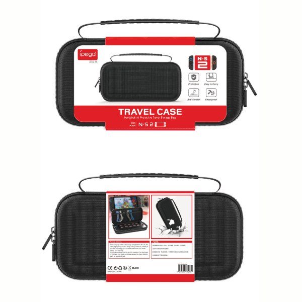 iPega SW2003C Cestovné Púzdro pre Nintendo Switch 2, black iPega SW2003C Cestovné Púzdro pre Nintendo Switch 2, black