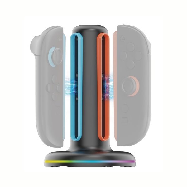 Nabíjacia stanca iPega SW2052 pre Nintendo Switch 2 Joy-con s RGB, černá Nabíjacia stanca iPega SW2052 pre Nintendo Switch 2 Joy-con s RGB, černá