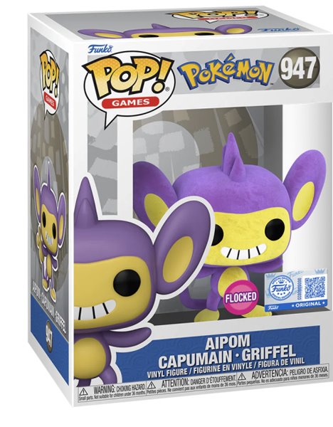POP! Games: Aipom (Pokémon) Special Edition (Flocked) POP! Games: Aipom (Pokémon) Special Edition (Flocked)