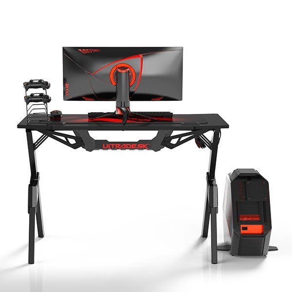 ULTRADESK herní stůl ACTION V2, 110x59 cm, 75 cm, s XXL podložkou pod myš, držák sluchátek aj nápojů ULTRADESK herní stůl ACTION V2, 110x59 cm, 75 cm, s XXL podložkou pod myš, držák sluchátek aj nápojů