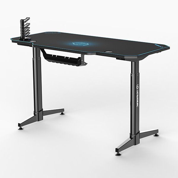 ULTRADESK herní stůl LEVEL BLUE, 140x66 cm, 72-124 cm, elektricky nastaviteľná výška, s XXL podložkou pod myš ULTRADESK herní stůl LEVEL BLUE, 140x66 cm, 72-124 cm, elektricky nastaviteľná výška, s XXL podložkou pod myš