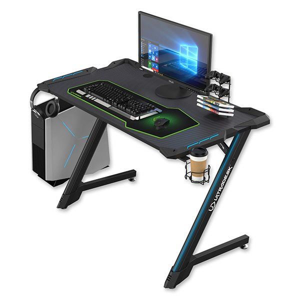 ULTRADESK herní stůl SPACE V2, 113x61.5 cm, 77.5 cm, podsvietený, s XL podložkou, držák sluchátek, nápojů ULTRADESK herní stůl SPACE V2, 113x61.5 cm, 77.5 cm, podsvietený, s XL podložkou, držák sluchátek, nápojů